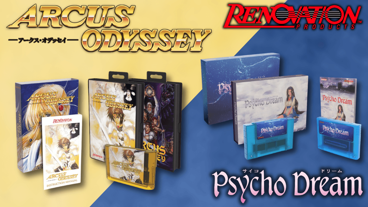 Retro-Bit is Bringing Arcus Odyssey and Psycho Dream Back to Cartridge